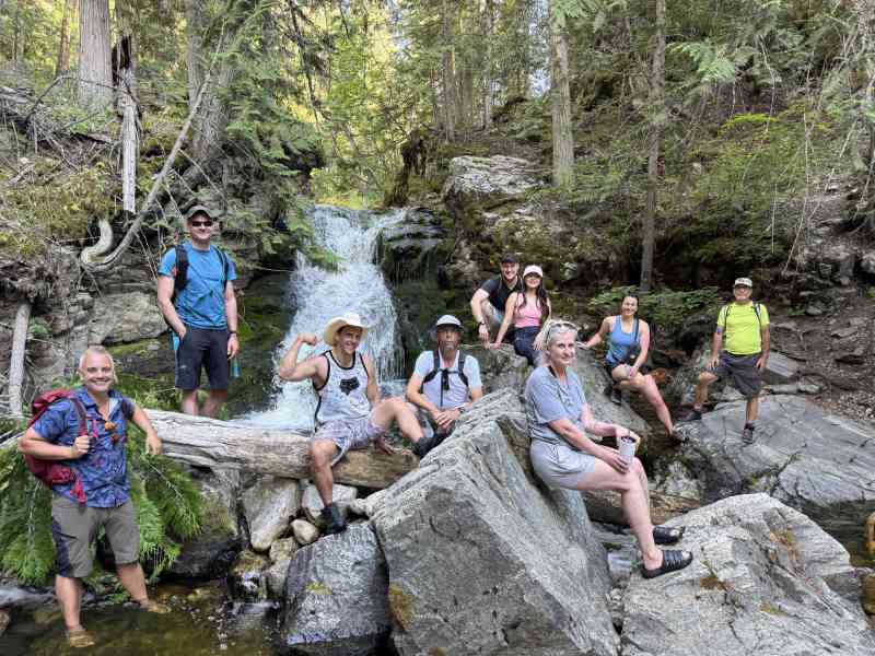 East Kelowna Scenic Canyon Waterfall Hike